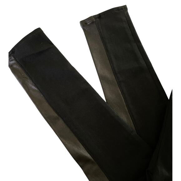 Rag & Bone Midnight Lambskin Inset Jodhpur Skinny Jeans 25 - Picture 9 of 10